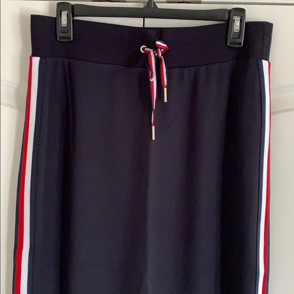 Tommy Hilfiger Side-Stripe Midi Skirt - Picture 6 of 9
